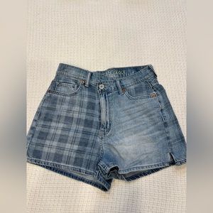 Size 2 American Eagle asymmetrical waist jean shorts